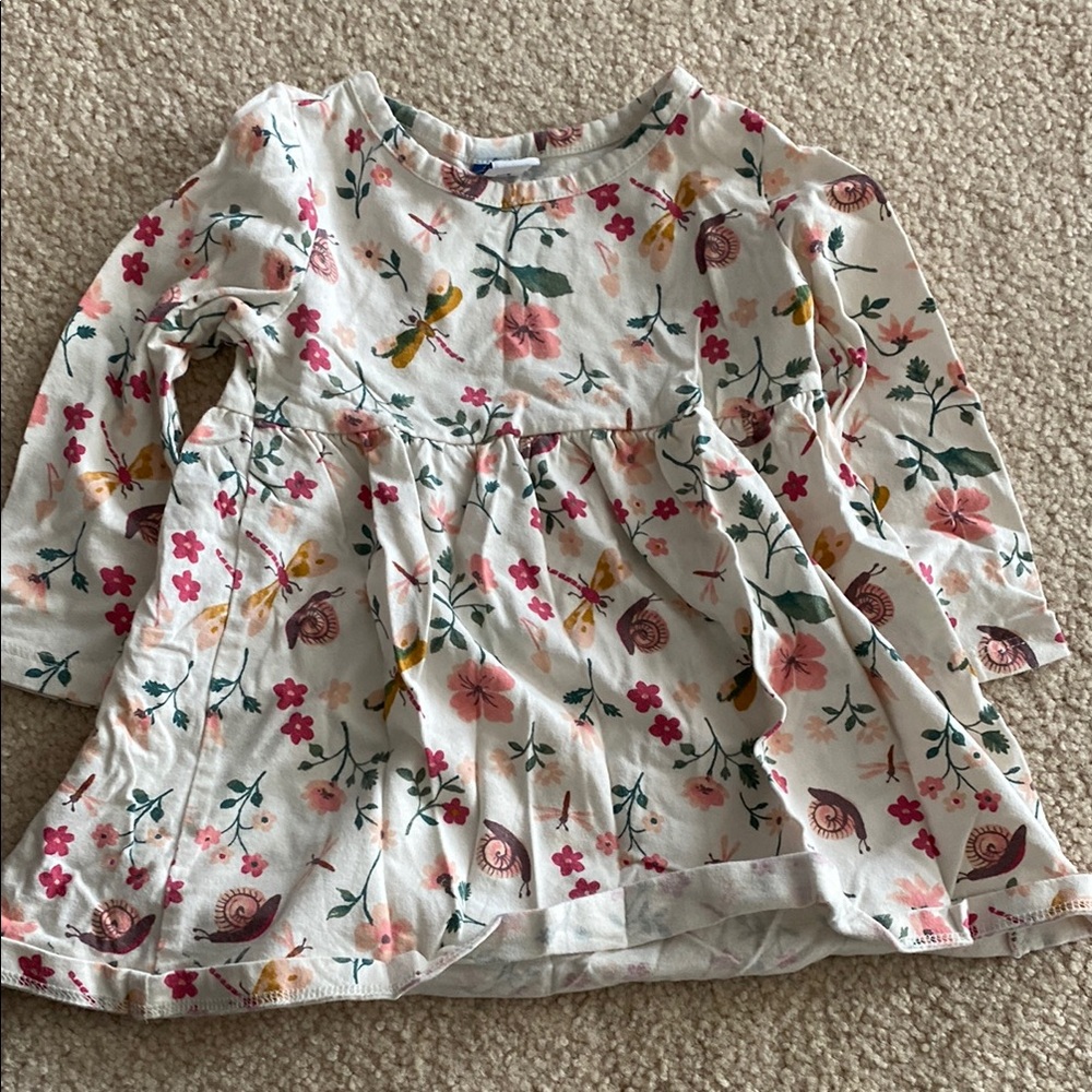 Floral Long Sleeve Kids Top